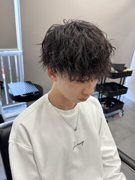 レブ 三条河原町(Reb,) ツイストスパイラルツイストパーマメンズパーマ眉毛