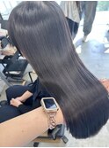 艶髪　縮毛矯正　ストレート　ブリーチなし
