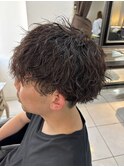 ツイストスパイラルパーマ　縦落ちツイスト　縦落ちスパイラル
