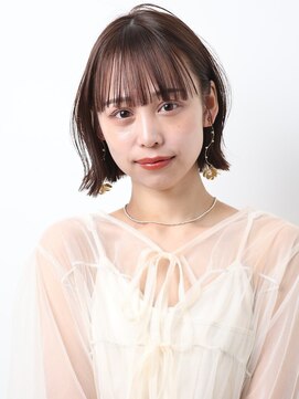 リアン(lien) 【ai.自由が丘】くびれボブ　大人かわいい　切りっぱなしボブ