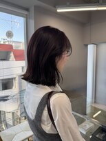 ディジョン 自由ヶ丘(Dijon)&nbsp;韓国顔まわりレイヤーカットグレージュオリーブベージュブラウン