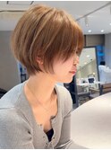 大人美人ショート/小顔に見せるショート/ショートカット