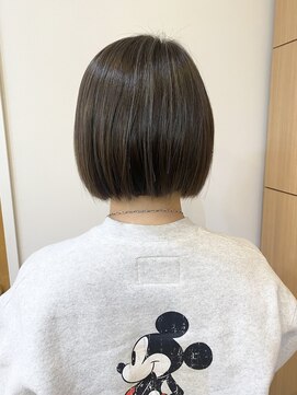 モリオ フロム ロンドン 成増店 【morio成増/一戸】大人ハイライト前下り切りっぱなしボブ