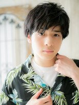 モッズヘアメン 札幌月寒店(mod's hair men) 20代30代七三分け前髪パーマ重めラウンドマッシュq札幌月寒