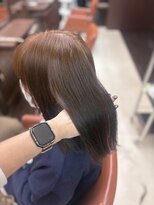 ウィーブ 成田店(Weve)&nbsp;着物ヘア/ダークアッシュ/ミディアムレイヤーカット/成田