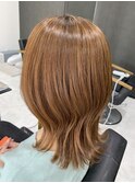 外はねレイヤー×ナチュラルハイライト