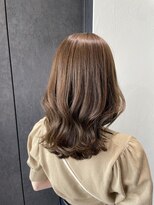 ザザアオヤマ(ZA/ZA AOYAMA)&nbsp;透明感オリーブブラウン【表参道/レイヤーカット】