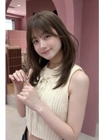 ボタン コロン 表参道 原宿(VOTAN COLON) オリーブブラウン/レイヤーカット/透明感カラー/韓国ヘア