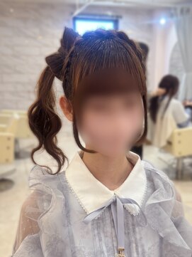 アリエス 大宮駅西口店(Aries) 立体リボンサイドポニー