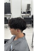 色気が出るシャドウパーマ 緩めパーマ 本厚木美容室