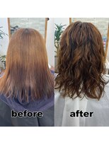 モンド ヘアクリエーション 新栄店(monde hair creation)&nbsp;【monde】before × after × 髪質改善
