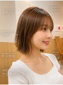 ワンカールで可愛くなれるボブ。新宿ボブ。新宿くびれボブ。ボブ