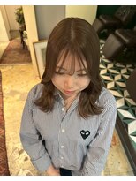 グッドフェローズ キタホリエ(GoodFellas kitahorie) 自然で透明感のあるレイヤーミディアムスタイルハイトーン艶感