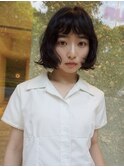 前下がりショート・ボブ/ミニボブ/前髪あり/20代/結べる/外ハネ