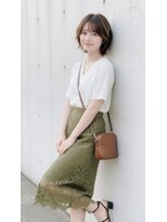 コートフィールエー(CO_T feel.a)&nbsp;絶壁解消！ふんわり丸みの美シルエットボブ