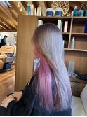 pink &beige