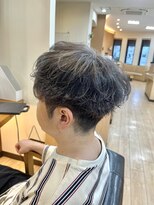 クレス 東武練馬店&nbsp;メンズマッシュ×シルバーグレージュ