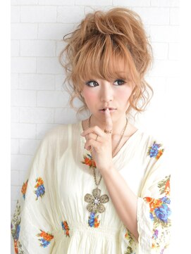 ヘアメイクサロンシャルメ(Hair Make Salon CHARMER) LIVE♪イベント♪CHARMERゆる盛りポニーテールへアセット