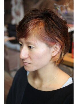 オーバーキャプテンネイキッド(OVER CAPTAIN NAKED) ポイントVIVIDCOLOR (ピンク系）