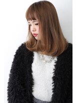 イソラブル(ISOLA-blu) 【ふんわり可愛い】ピュアベージュ×ミディアムボブ