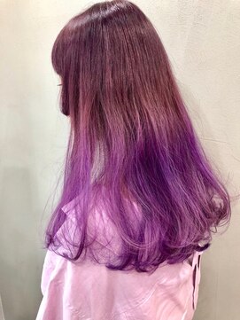 へアメイクワンプラス 四日市(HAIR MAKE ONEplus) パープルピンク