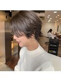 グレージュ ハンサムショート