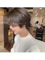 ヘアーアンドメイク シーク 八王子(HAIR&MAKE SeeK) グレージュ ハンサムショート