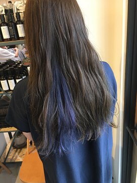 キールーム(Kir'oom) ロング/インナーカラー/ブルー/パープル