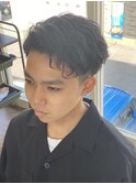 無造作アップバング!