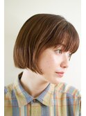 Aラインボブ/ショコラアッシュ/ミニボブ/ヘルシースタイル