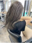 【お客様】ブリーチなしダブルカラー.グレージュカラー mizuno