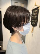 ジゲン ヘアーリゾート(ZIGEN hair resort) 抜け感もオンナっぽも自由自在のブルージュハンサムショート