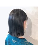 切りっぱなしボブ