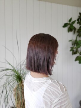 ヘアスペース リズム グリーン(Hair space Rizm green) ザ・切りっぱなしボブ