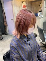 インク 渋谷(INK.)&nbsp;ピンクベージュウルフ