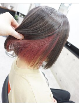 ヘアテリア リュウ 大塚(hair teria ryu) インナーピンク