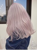 845ピンクブロンドスローカラーカシスピンク寒色系カラーカール