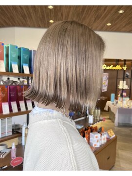 サラビューティーサイト 志免店(SARA Beauty Sight) 20代30代ミルクティーベージュボブ★SARA志免ウリュ