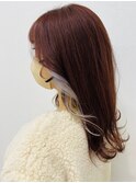 ブリーチonインナーカラーonピンクonホワイトブリーチ