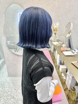 ロンド レア 天神大名店(Lond Le’a) デザインカラー/レイヤーカット/ウェットヘア/オリーブベージュ