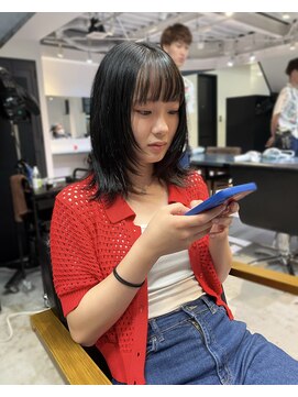 トレス(TRESS) ミディアムレイヤー！インナーブリーチ　前髪も◎