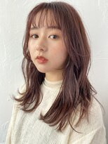 ヘアーアンドファッションシオミエイチ (hair＆fashion shiomi H) 暖色カラー × レイヤーカット