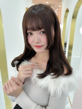 リルミー(Lilme)の写真/【可愛いヘアスタイル専門店】巻いても巻かなくても可愛く扱いやすいLilmeオリジナルカット