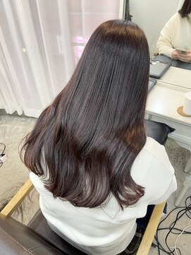 エトネ ヘアーサロン 仙台駅前(eTONe hair salon) ［ eTONe ］purple long style