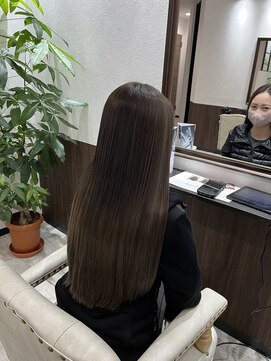 ベルヘアーデザイン 堺東(Belle hair Design) アディクシーカラー/Ribbon髪質改善トリートメント