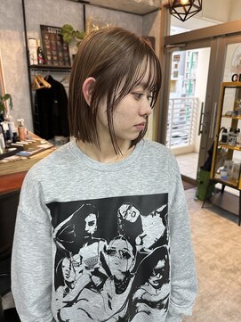 シールドヘアー 沖縄 新都心(C'LD Hair) ぷつっとボブ/切りっぱなしボブ/ぷっつりボブ/ストレートボブ