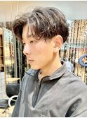 刈り上げショートニュアンスパーマ韓国マッシュ O2