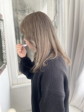 オーリーエトワ 御器所(oorry.etwa) ミルクティーベージュグレージュケアブリーチ20代