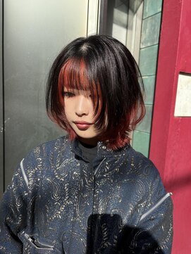 プライズ 錦糸町北口店(prize) ボブレイヤー/切りっぱなし/裾カラー/インナーカラー