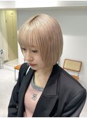 ◎ブロンドハイトーンカラーデザインカラーアンブレラカラー金髪